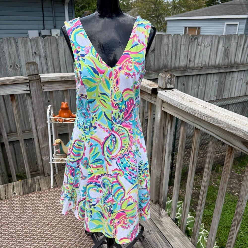 Lilly Pulitzer Dahlia Toucan Play Women’s Mini Fit and Flare Dress